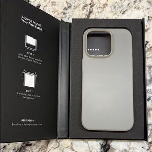 Sleek Gray iPhone 16 Pro Phone Case